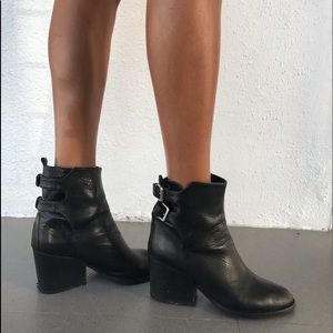 leather heel boots - moving away make an offer